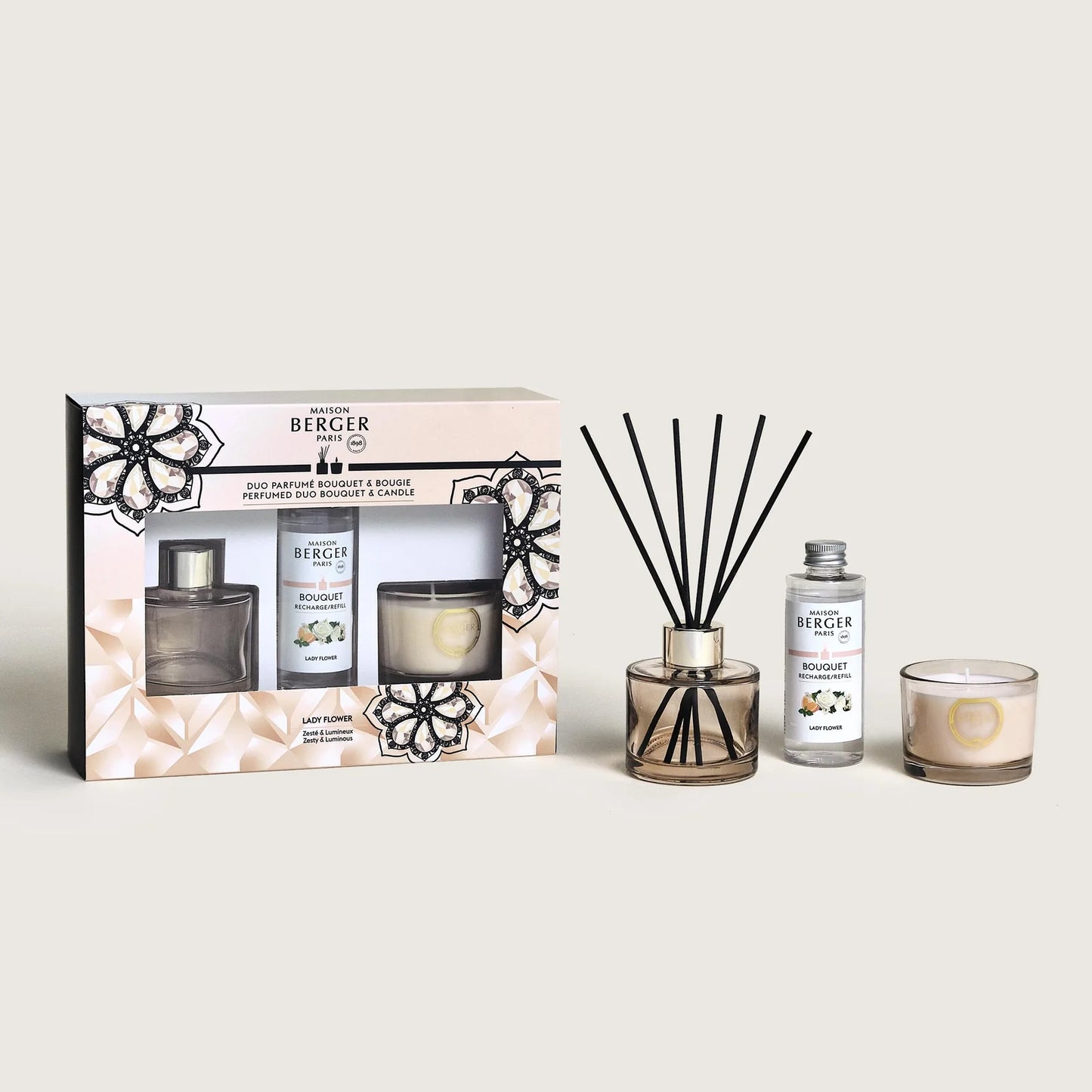 DÚO MINI BOUQUET & VELA ETERNITY NUDE