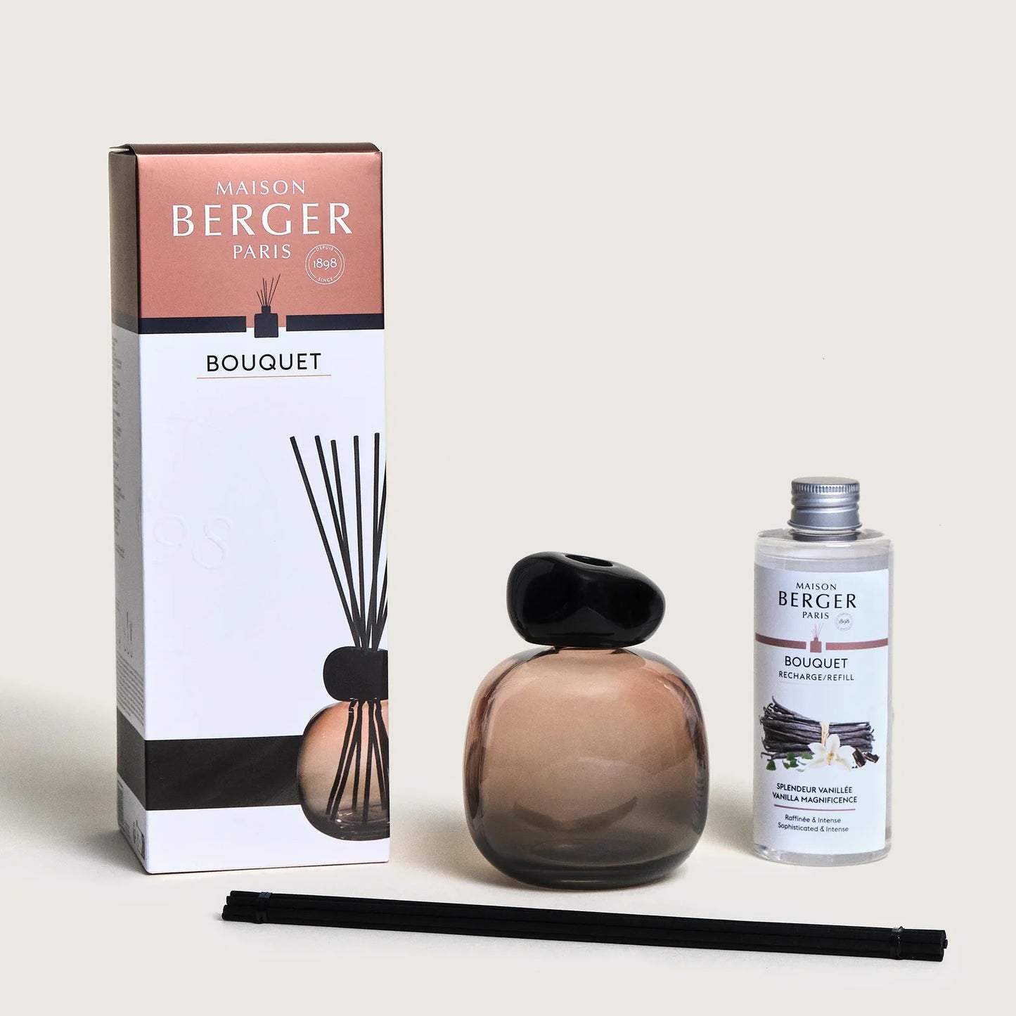 BOUQUET PERFUMADO MINÉRAL NEGRO - Splendeur Vanillée