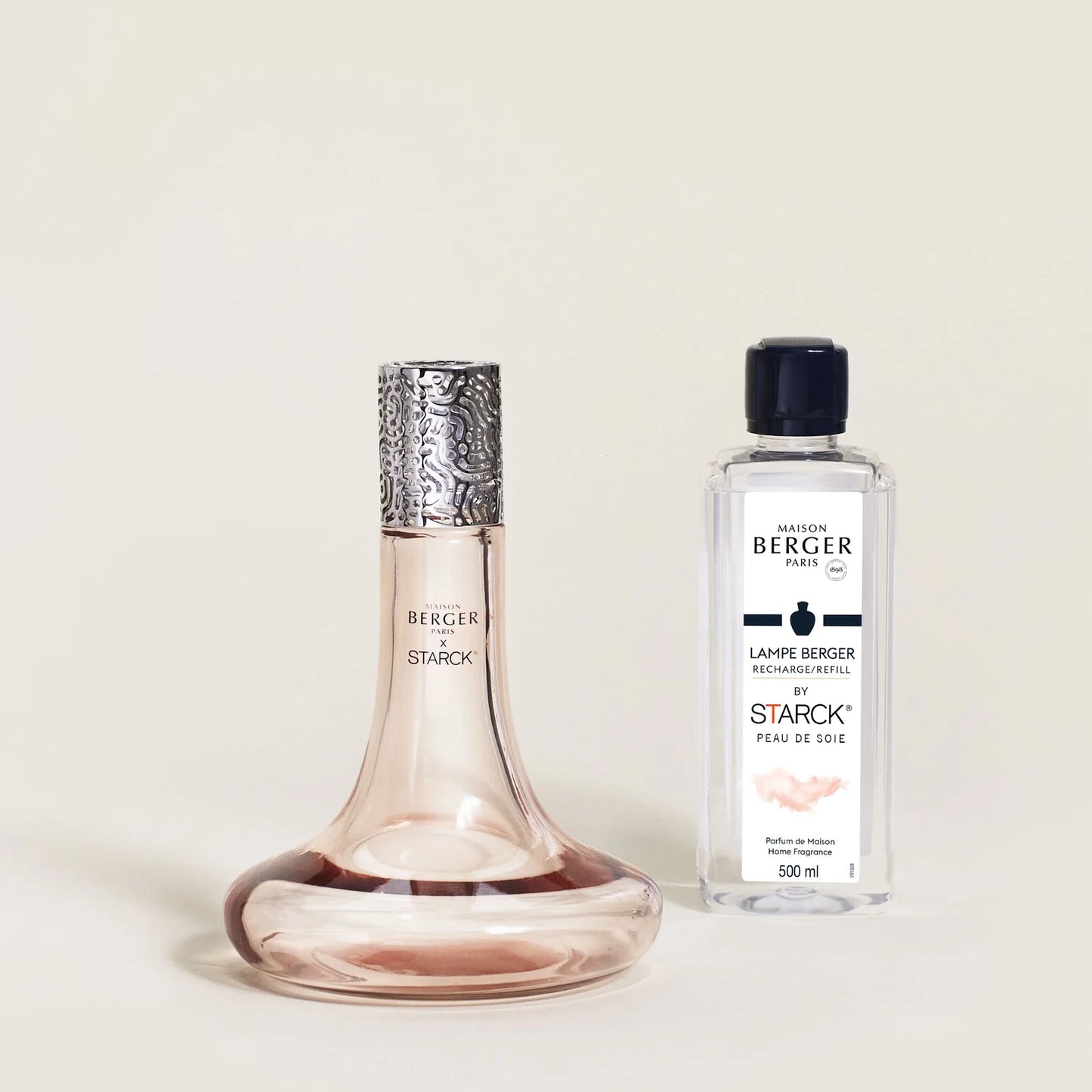 LÁMPARA CATALÍTICA BY STARCK PEAU DE SOIE - ROSA