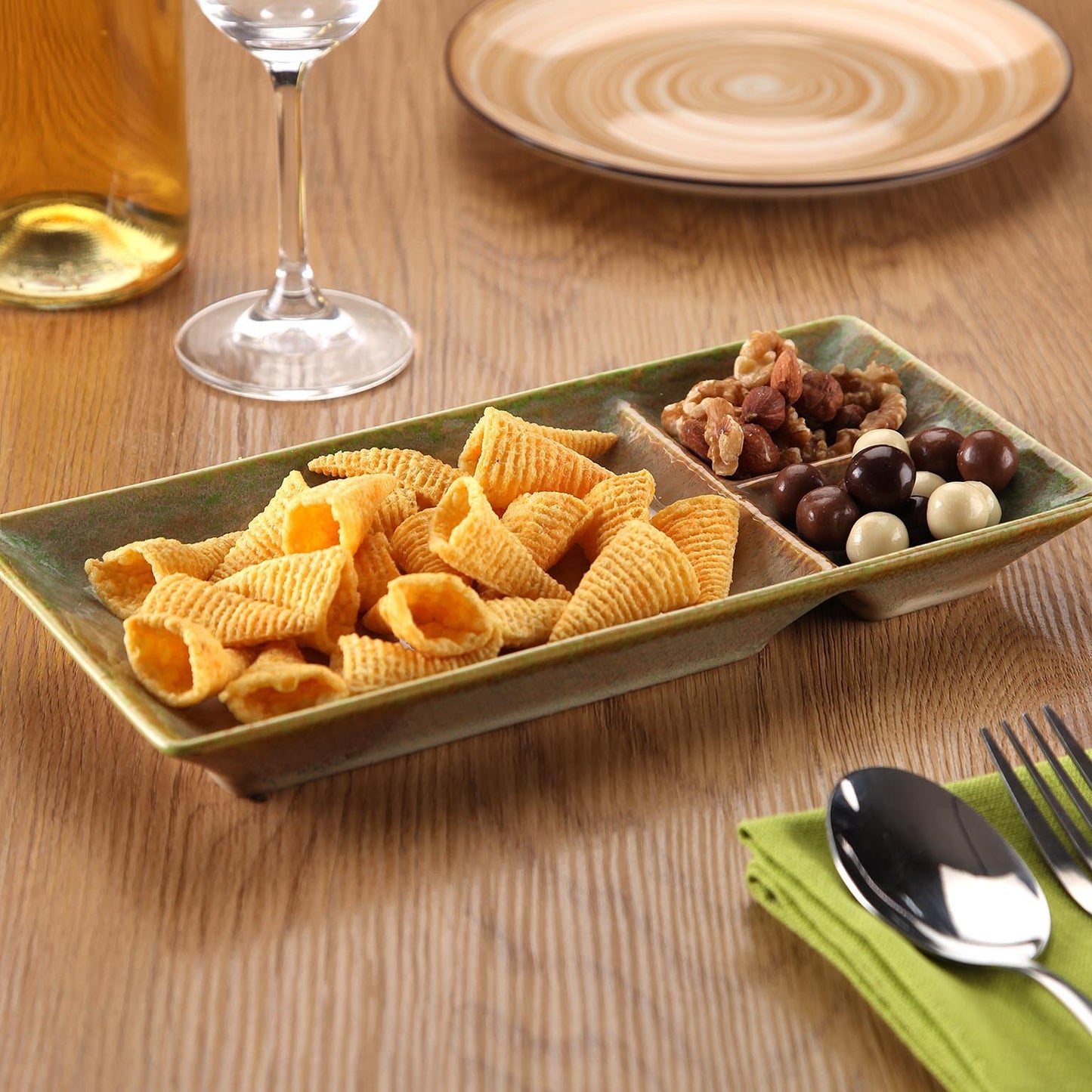 FUENTE PARA SUSHI VERDE