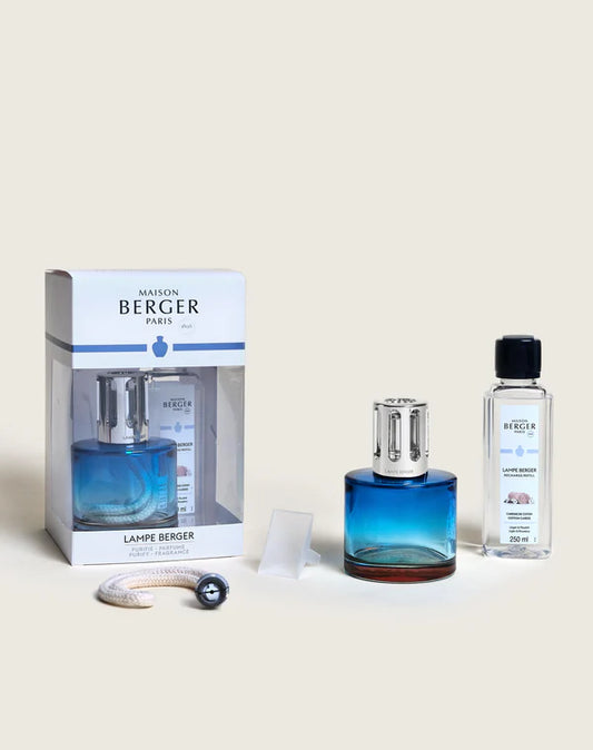 LAMPE BERGER PURE BLEUE- Aroma casa limpia empolvada