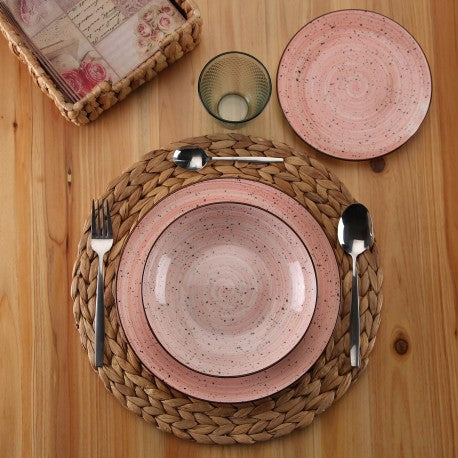 VAJILLA LUA ROSE 18 PIEZAS