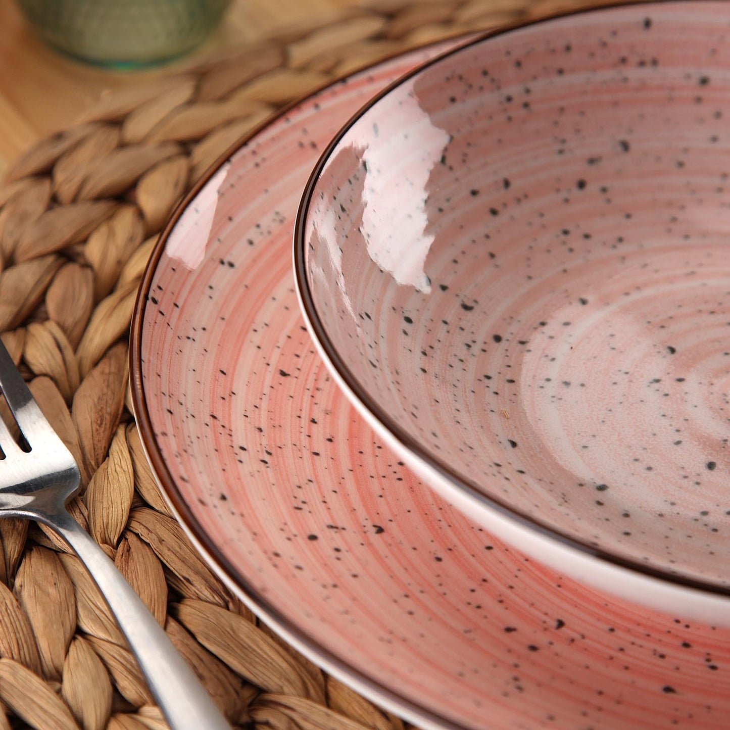 VAJILLA LUA ROSE 18 PIEZAS