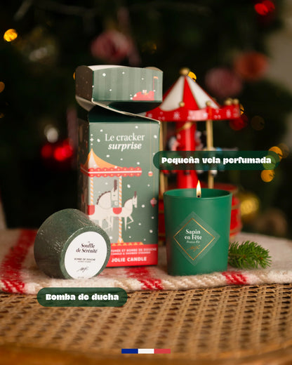 El Cracker Sorpresa ( VELA + BOMBA DE DUCHA)