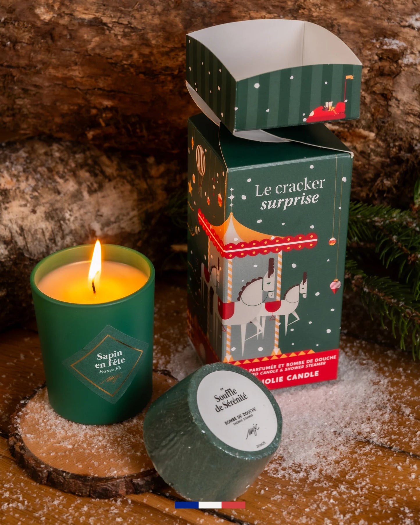 El Cracker Sorpresa ( VELA + BOMBA DE DUCHA)