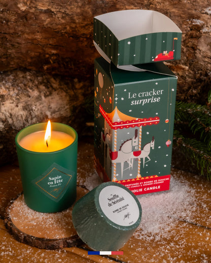 El Cracker Sorpresa ( VELA + BOMBA DE DUCHA)