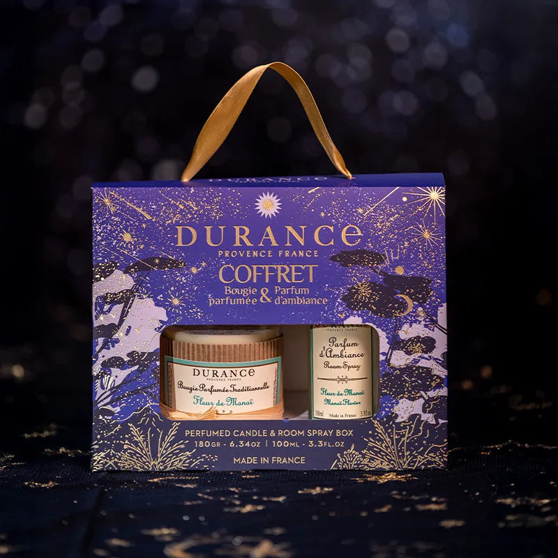 Cofre de velas y fragancias para el hogar FLOR DE MONOI