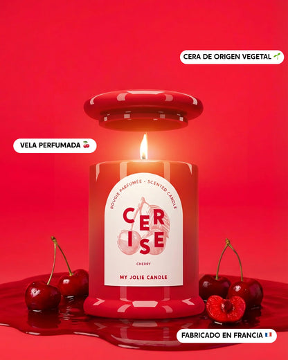 Vela trendy Cereza