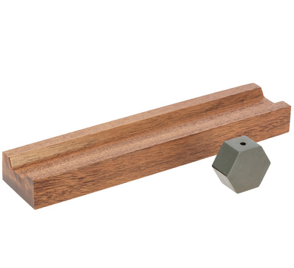 Incensario Paramita Hexágono Negro