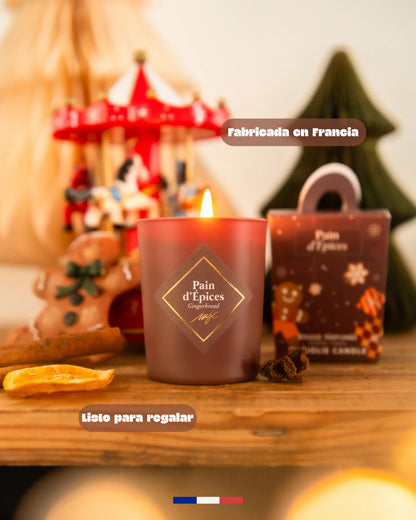 Vela pequeña de Pan de especias