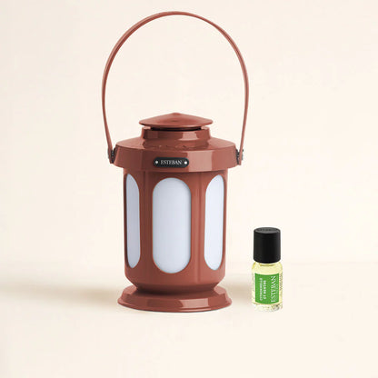 Difusor de fragancia en bruma - Edición Linterna inalámbrico   (Terracota)