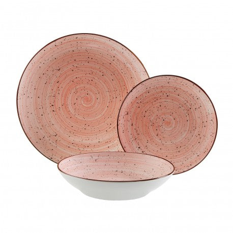 VAJILLA LUA ROSE 18 PIEZAS