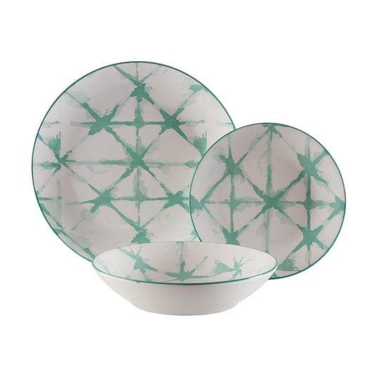 VAJILLA TURQUESA 18 PIEZAS