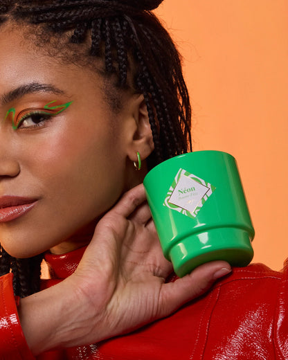 Vela Perfumada con Pendientes – Aroma Manzana